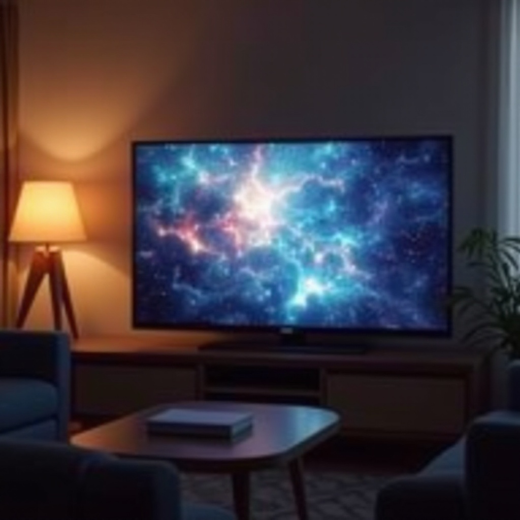 하이센스 TV 화면 깜박임