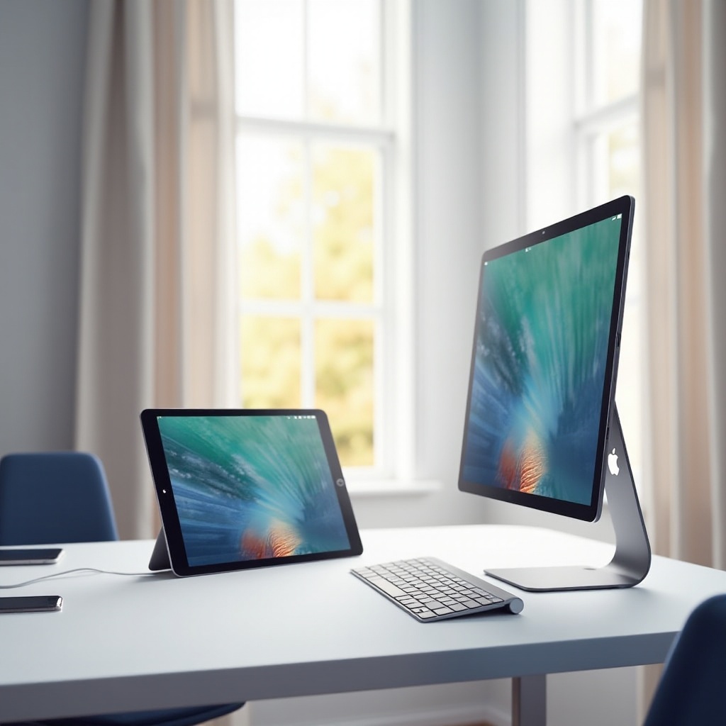 kuinka yhdistää iPad näyttöön langattomasti