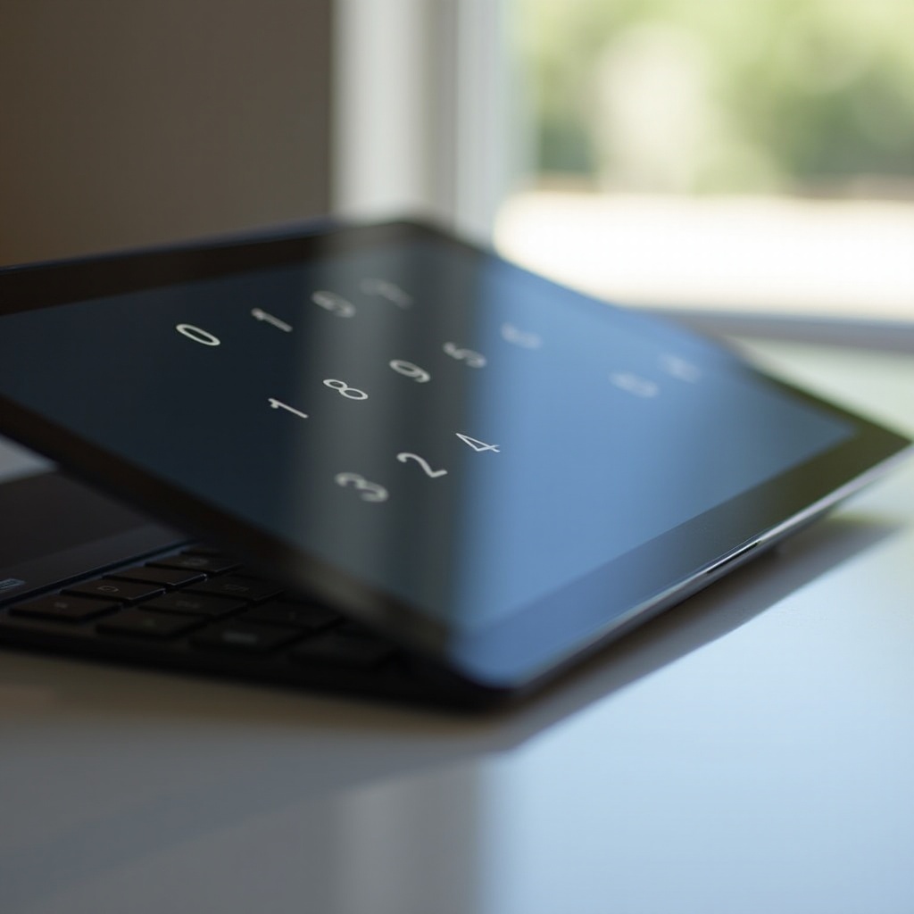 Pierwsze cztery cyfry na tablecie ASUS Flip nie działają