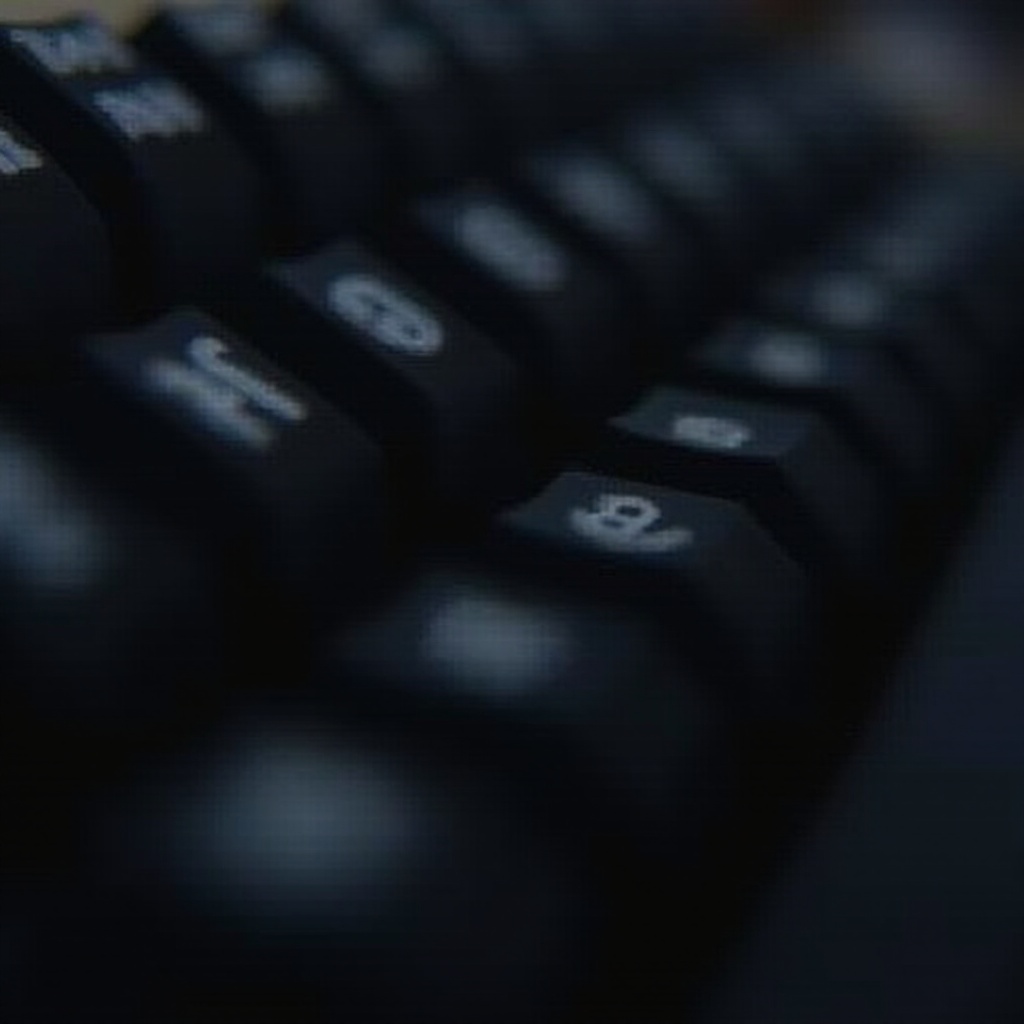 zablokowany klawisz na klawiaturze mechanicznej