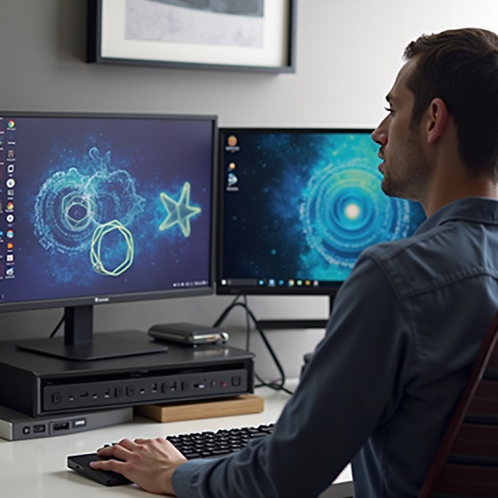 Alienware Aurora R11 kaksoismonitorin asetusten määritys