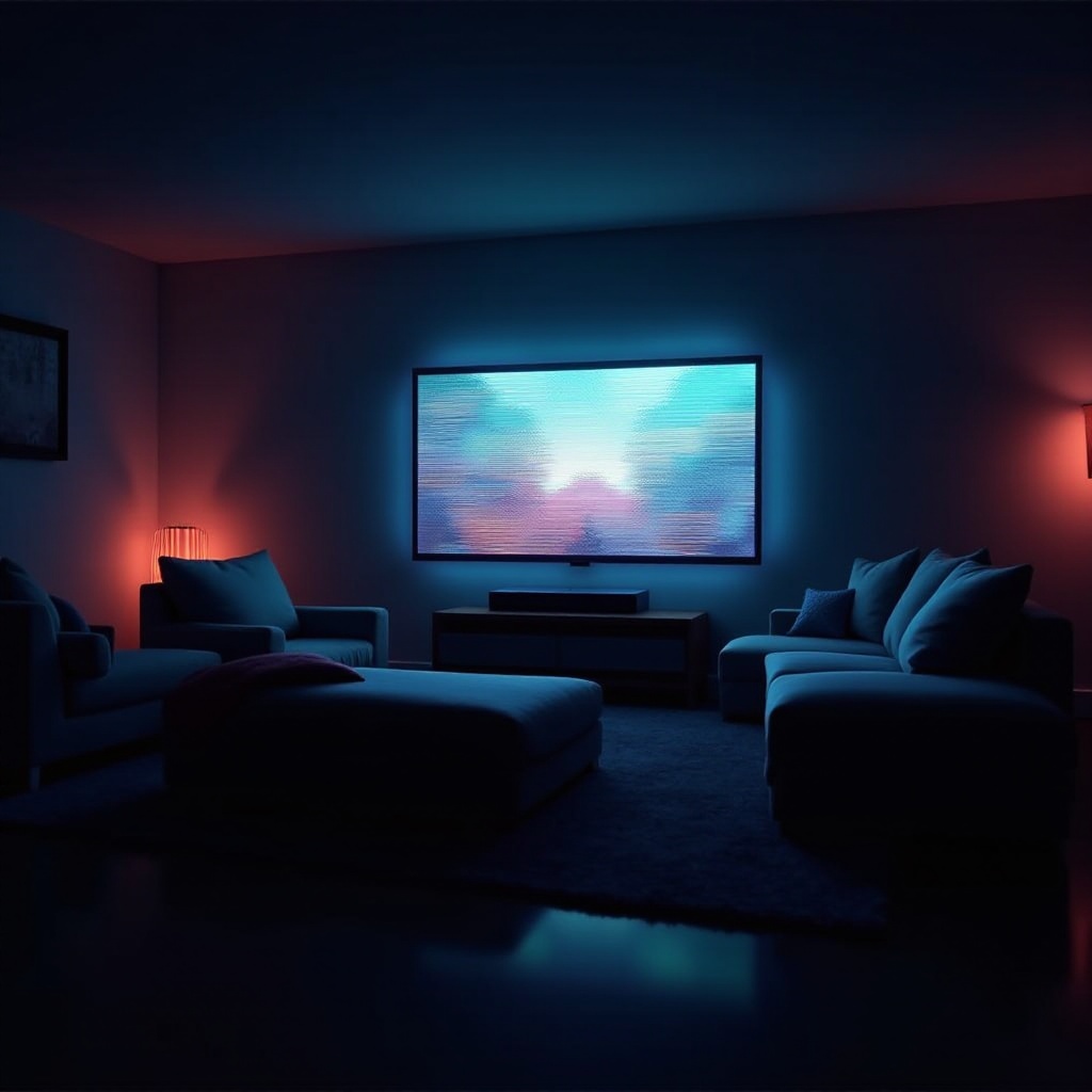 하이센스 TV 화면 깜박임