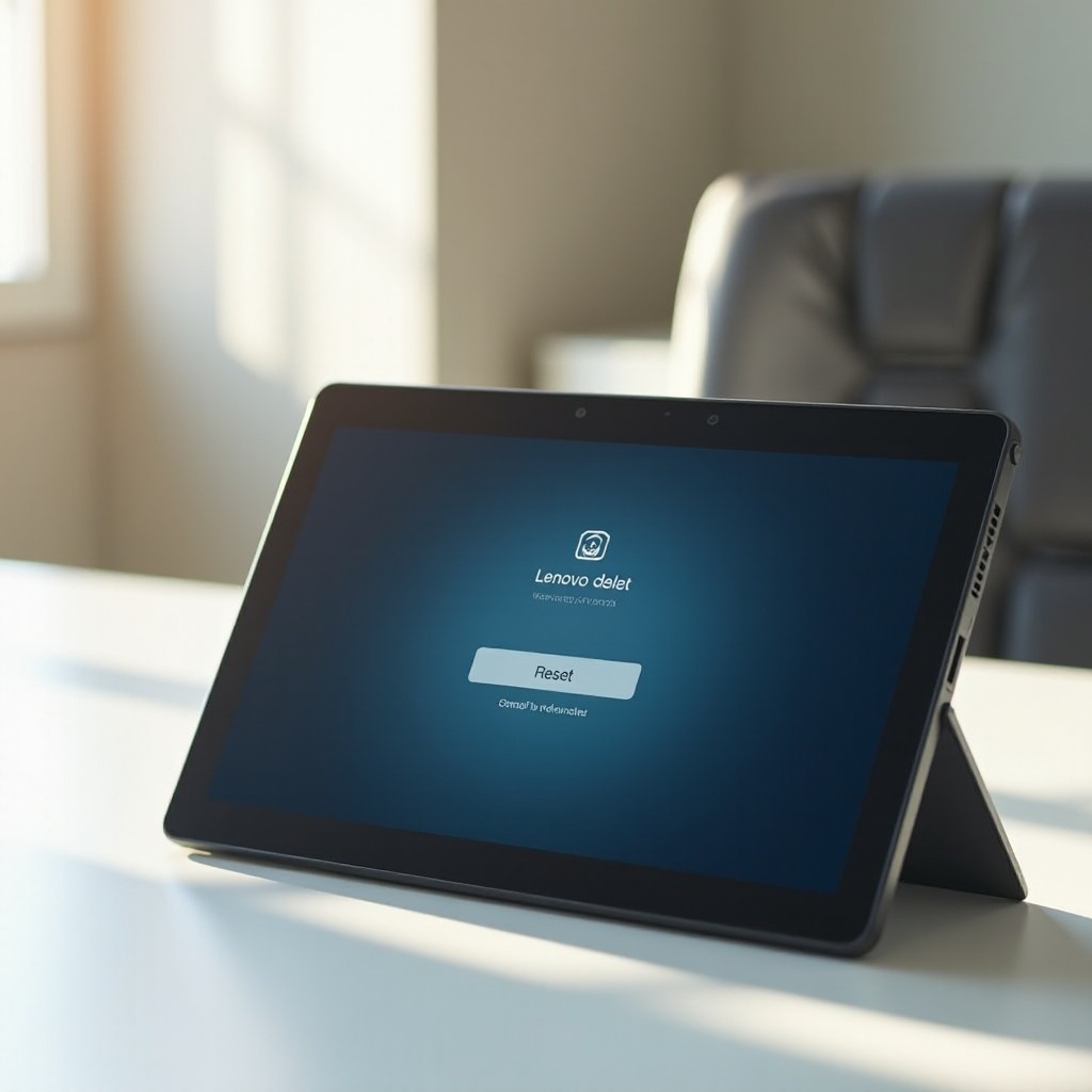 レノボタブレットを工場出荷時の設定に戻す方法