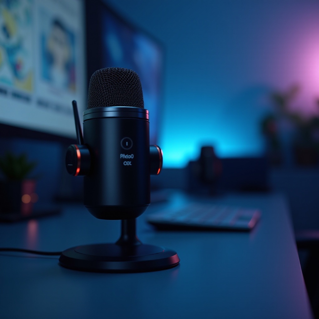 bezprzewodowy mikrofon do streamingu