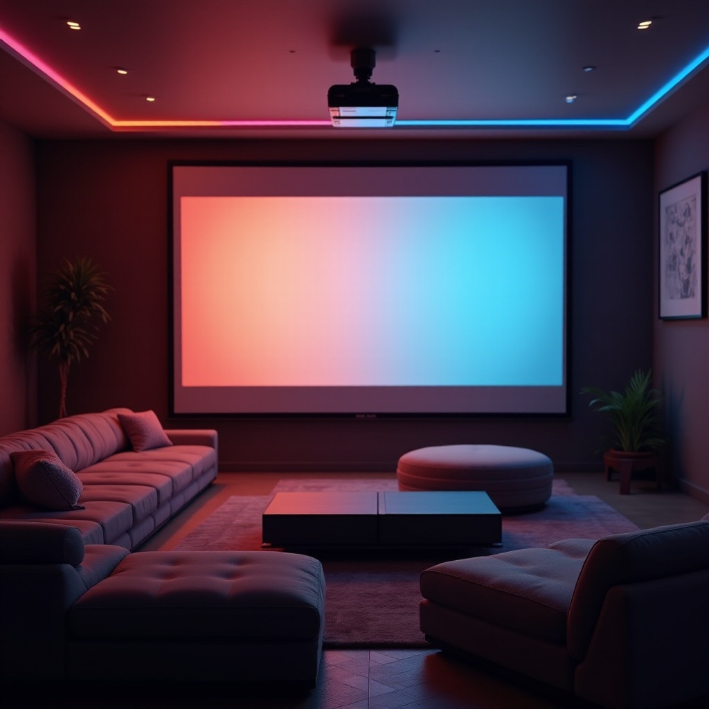 홈 시어터 프로젝터 설정