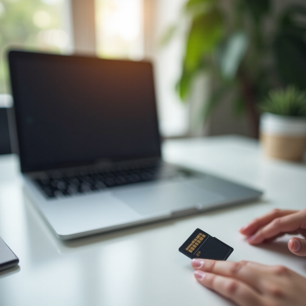 맥북에서 메모리 카드를 포맷하는 방법