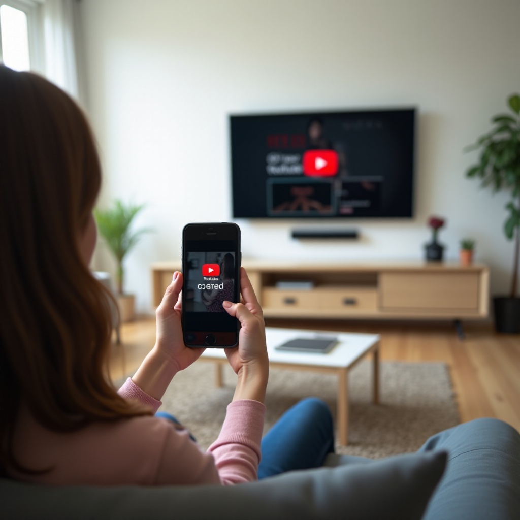 how to cast youtube video to tv