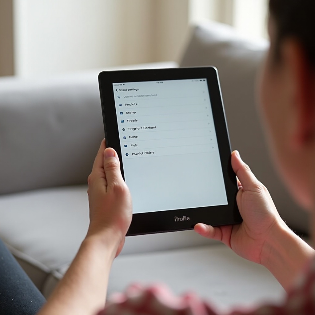 cara menghapus profil dari tablet api