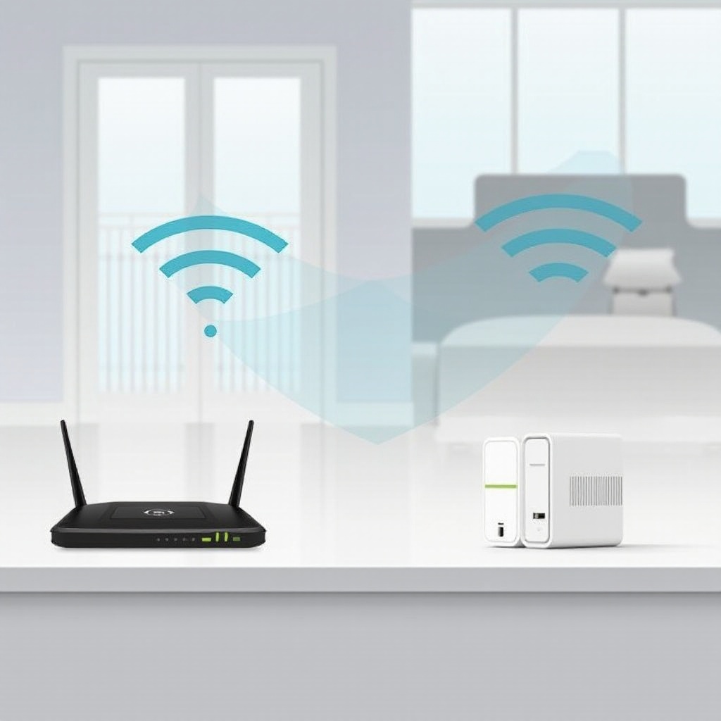 hoe je een wifi-extender met een router verbindt