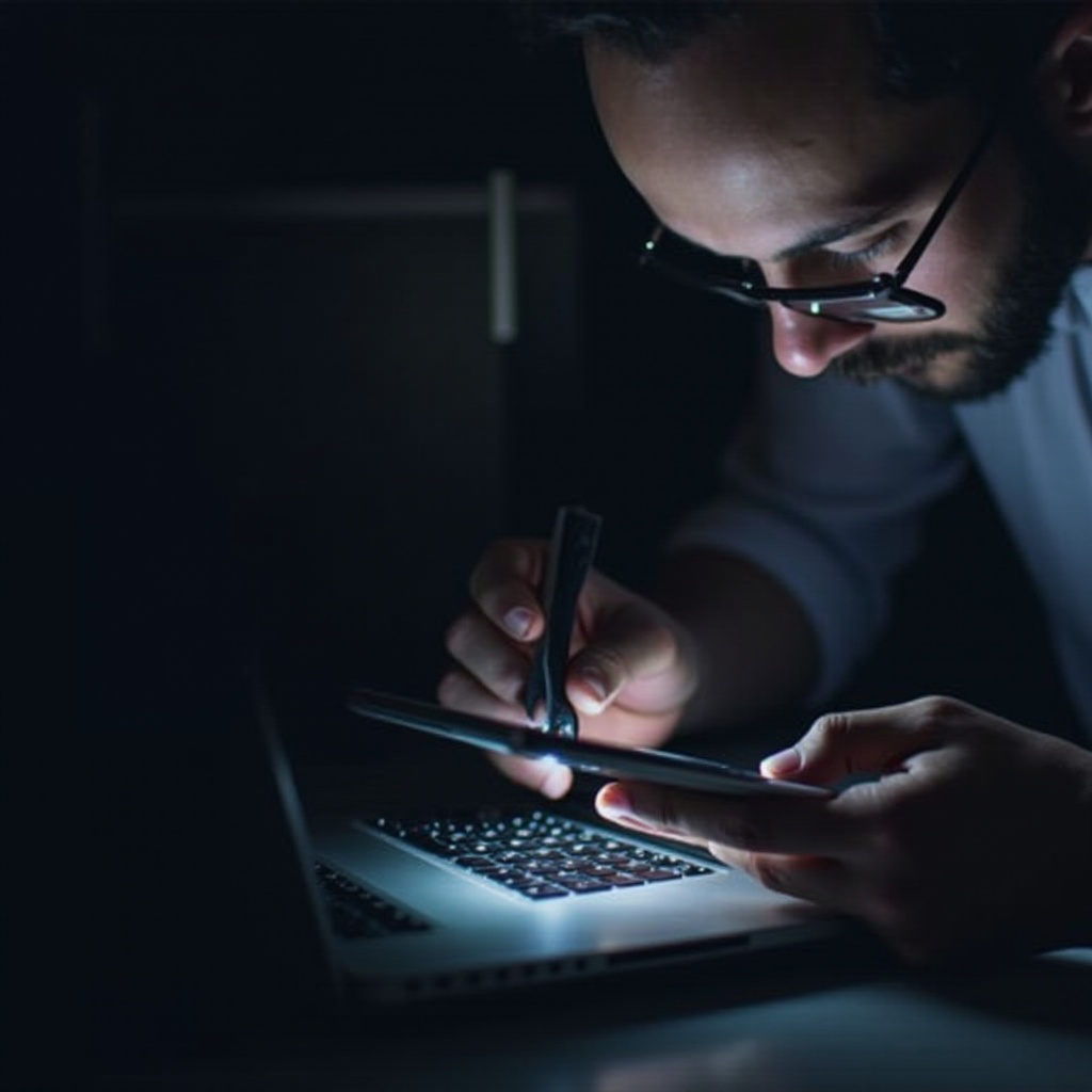 zwarte lijnen op mijn telefoonscherm